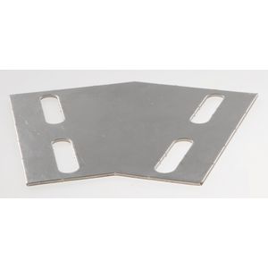 Koppeling 30gr. vertikaal Crafty H100 RVS 304