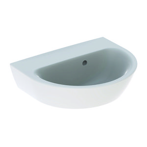 Renova fontein 45x36cm zonder kraangat met overloop wit
