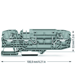 2-draads basisklem test rail 35x15+35x2006-8661 VVE=12