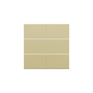 Afwerkingsset 4-voudige pot.vrij knop 24V gold coate