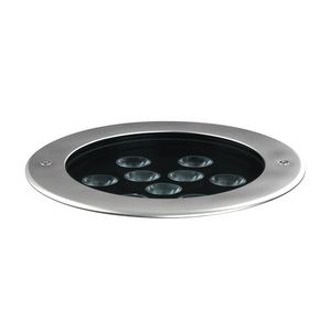 LED-Grondinbouwarmatuur 2700K 26W statisch cirkelvormige gem