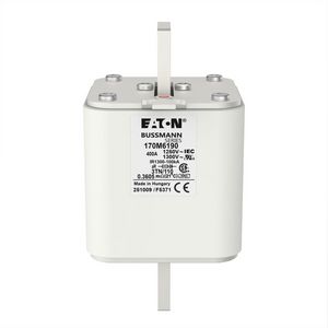 Zekering hoge snelheid 400A AC 1250V 100kA size 3 76x90x1