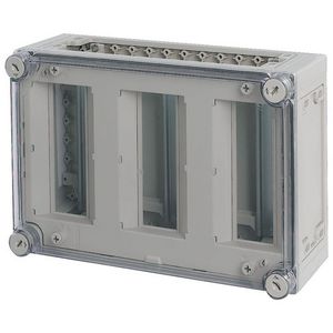 AutomatenKast Ci IP65 montagerail verticaal 3x 9TE 250x375x1