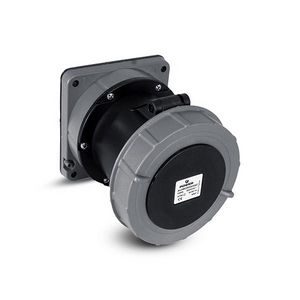 CEE inbouw contactdoos outlet 5P 160A IP67 zwart/grijs