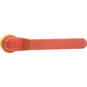Pistoolgreep geel/rood IP65 Geschikt voor 12 mm as