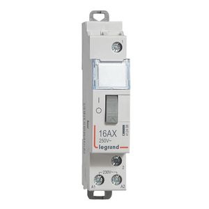 Doos a 60st. Impulsrelais 1P 16A spoelspanning 230VAC