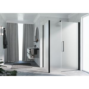 Zijwand Y2F1B 1010-1030x2000mm zwart satin