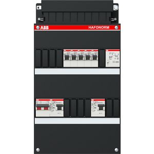 Groepenkast 5 groepen achter 2x 30mA + T + HS 1-fase