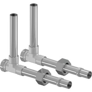 Set a 2st. Knie SL vent. 15x1mm tbv plintaansl.