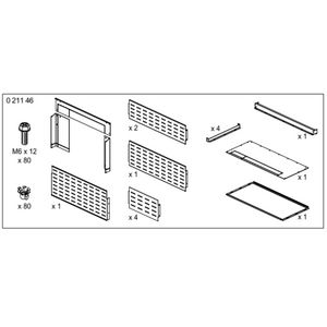 Compartimentenkit DMX3 6300 voor scheidingsvorm