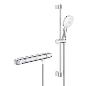 PROMO Tempesta 110 glijstangset 2 straalsoorten 600mm 5.7L/min. chroom (prof) (2759830E)