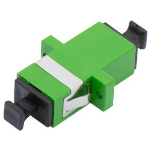 SC/APC ADAPTOR SIMPLEX SM OS2 Green
