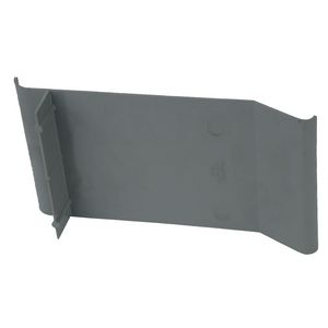 PVC bakgoot 187mm expansiestuk grijs