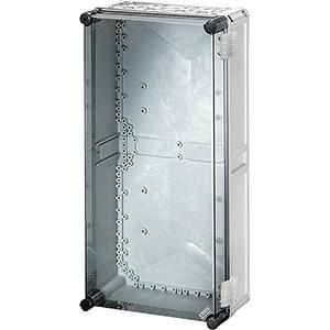 L. beh. IP65 BM4 300x600x170 Tr. scharnier deksel