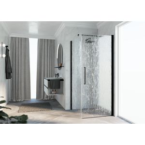 Zijwand Y2FG 1010-1030x2000mm zwart aqua