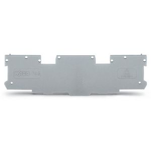 Afsluit-/tussenplaat 1,1mm dik grijs VVE=25