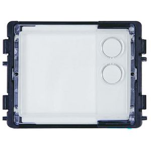 Welcome IP drukknop module 2 toetsen rond (51381RP2-03)