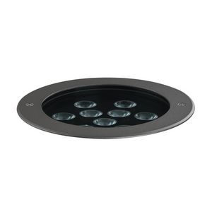 LED-Grondinbouwarmatuur 2700K 26W DALI cirkelvormige gemidde