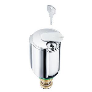 Greep SECUR incl. bovendeel 1/2" vergrendelbaar chroom