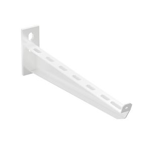 Wandconsole 50 100mm zinkpox wit RAL9010