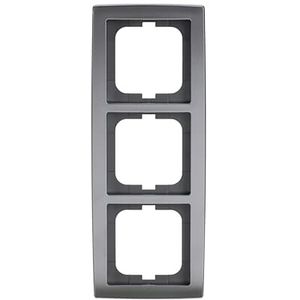 Afdekraam 3v s-chroom mat