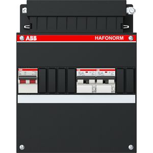 Groepenkast 2x 16A/30mA + HS 1-fase