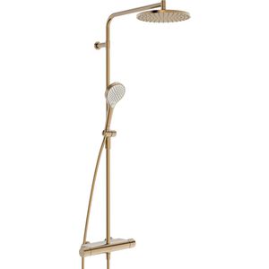 Regendouche kraan, Thermostatisch, Brass/Plastic, BrushedBr