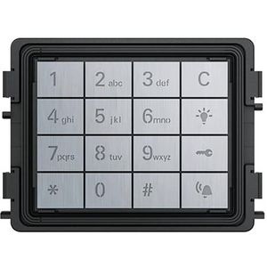 Toetsenbord module met verlichte drukknoppen aluminium (A251382K-A-03)