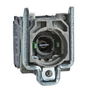 Lichaam voor verlichte drukknop Ø22mm fitting BA 9s 2NO