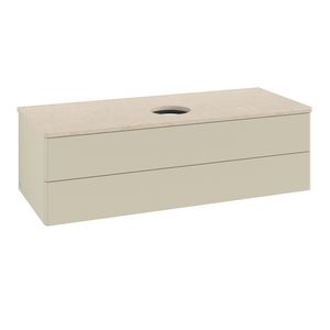 Wastafelonderkast Antao 1200x360x500mm S.Grey Matt Lacquer L21013HJ