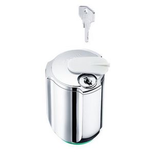 Greep SECUR vergrendelbaar met aanslagbus 1/2" chroom
