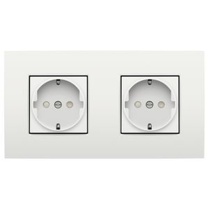 2voudig HOR stopcontact randaarde voll.apparaat 120-67940