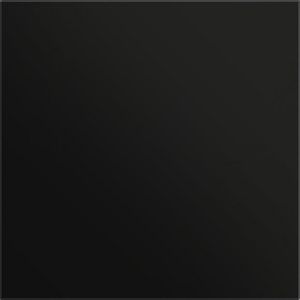 Frontpl. info-/blinde mod. System 106 zwart m(gel.)