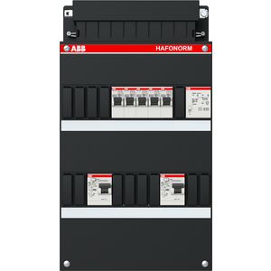 Groepenkast 5 groepen achter 2x30mA + T 1-fase