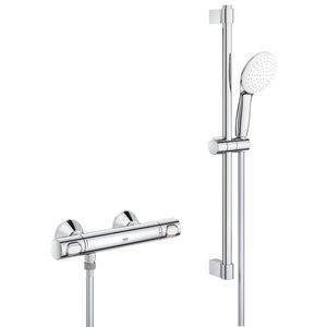 Grohtherm 500 Comfortset Tempesta 110 glijstangset 600mm 1 straalsoort chroom  incl. s-koppelingen (prof)