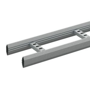 Lengte a 6m. Kabelladder gesloten zijprofiel 55x150mm SV