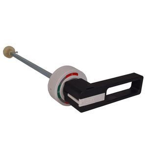 Handgreep buitenbediening IP55 stand. Zwart