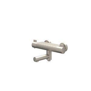 Badthermostaatkraan PACT hoh 150mm cooltouch geborsteld nickel incl. s-koppelingen
