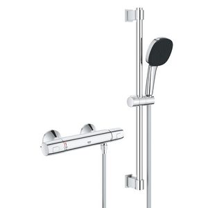 Precision Trend Renovatieset 150mm douchethermostaat  + glijstangset
