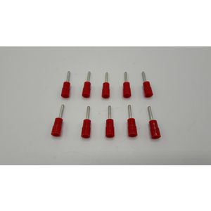 Kabelschoen stift rood geisol. S102065