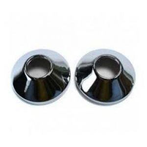 Optiset escutcheons set chrome