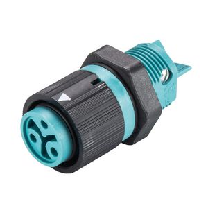 Schroef RST16I3 female chassis turquoise VVE=100