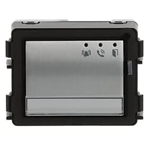 Audio module 1/2 pushbuttons aluminium (M251022A-A-02)