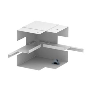 Internal corner simple symmetrical 90x130x148 Staal RAL 9010