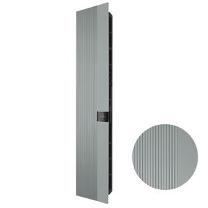 Elektr. designradiator E-Comfort Mikado 1100x230mm 500W Salie
