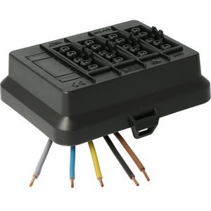 AK2-W5Deksel4x5p Wieland zwart VVE=10
