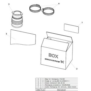 Second inlet s. D50/40/39 WC-3/CWC-3/C-3
