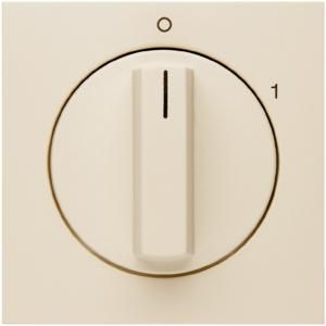 Afdek. v draaischakelaar berker S.1/B.3/B.7 wit glans