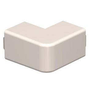 Buitenhoek 25x25mm polyvinylchlorid creme wit 9001 VVE=4