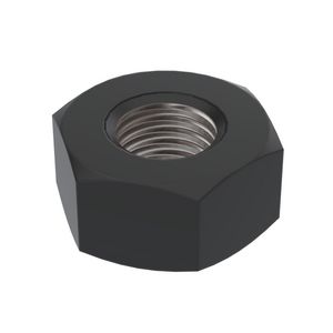 Hexagonal nut M10 Staal Electrogalvanised black-pass VVE=100